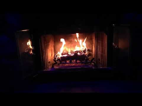 ASMR Soundscape - Massage by the Fire - Wind and Rain - Positive Affirmations