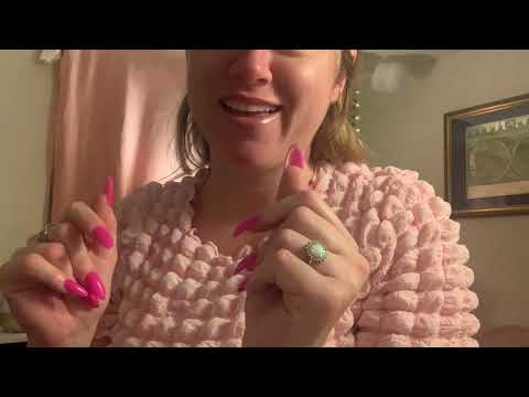 ASMR Setting & Breaking the Pattern (with longer patterns, fast & aggressive hand sounds, movements)