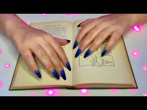 ASMR • BOOKS: Tapping, Scratching & Tracing (Whispered)