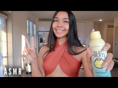 ASMR | Friend Gets You Ready for a Day At The Beach! ☀️