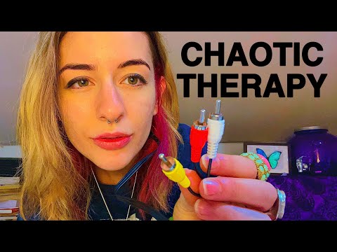[ASMR] - CHAOTIC THERAPIST - fast unpredictable attention & tests 🔥
