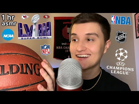 ASMR | Whispering ALL About Sports Until You Fall ASLEEP 🏈💤 (whisper ramble)
