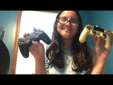 Controller sounds asmr (tapping and scratching)