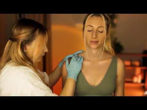 Chiropractor ASMR Exam and Adjustments with Skin Pulling & 'Cracking' | 'Unintentional' Style