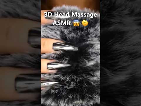 3D Head Massage ASMR 😱 😴 #asmr #asmrsleep #notalkingasmr #sleep #nailart #4k #massage #headmassage