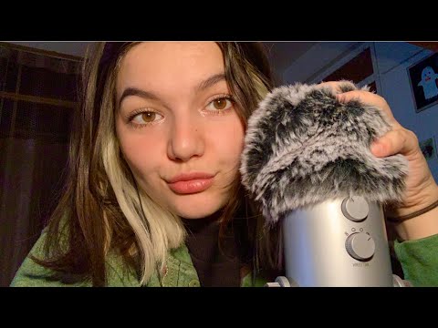 ASMR | Fluffy Mic Triggers (Fast & Aggressive) Plucking, Head Massage, Mouth Sounds, and More