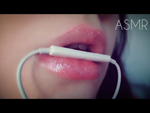 ASMR | Up Close Mic Nibbling | Mouth Sounds with Lipgloss Application 👄💄