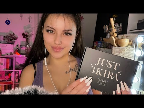 asmr ~ the perfect contacts 🤍(tapping, whispering, fluffy mic cover) JUST4KIRA #asmr