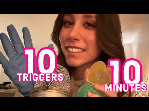 ASMR | 10 triggers in 10 minutes