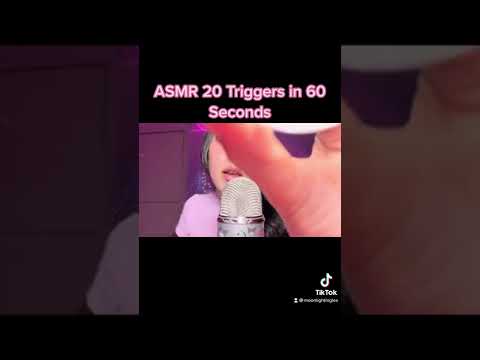 ASMR Fall Asleep in 60 Seconds 😴💤 (20 triggers in 60 seconds)