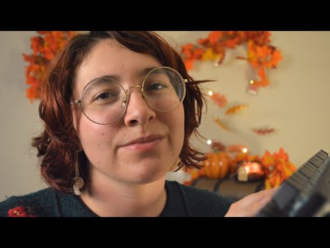 ASMR Checking You Into The Cozy Fall Lodge 🍂 lots of typing, chatting & ambience