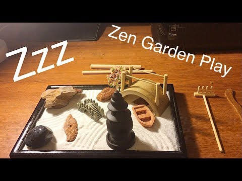 ASMR Hypnotizing Zen Garden Play (Satisfying)