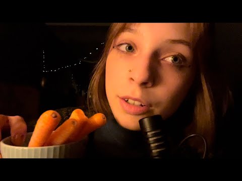 ASMR lo-fi crunchy carrots and bubble wrap 🥕