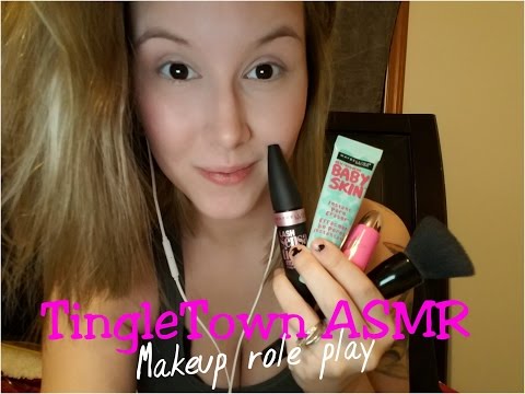 ASMR friend does your makeup role play 💋