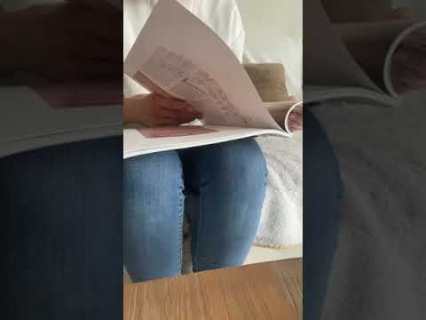 ASMR Paper Sound page turning squeezing