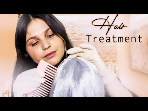 ASMR FRANÇAIS│Traitement capillaire relaxant 💤(Analyse, soins & massages) SLEEPY HAIR TREATMENT