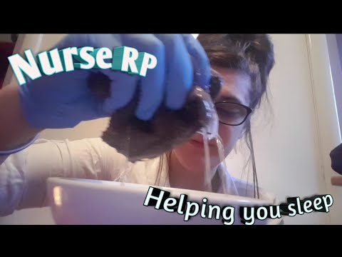 ASMR || Nurse RP || Helping you rest after an accident |