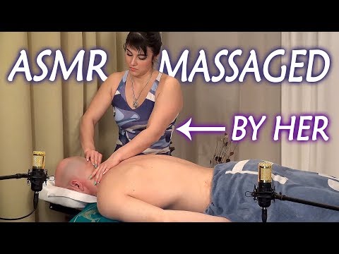She Gives Him Relaxing ASMR Massage | Masseur Gets Massage