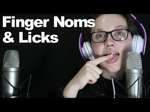 ASMR Finger Noms & Licks