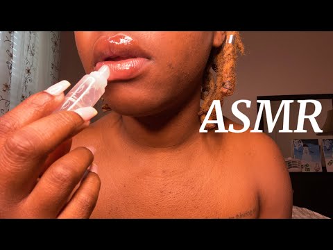 ASMR | Lipgloss Application & Mouth Sounds