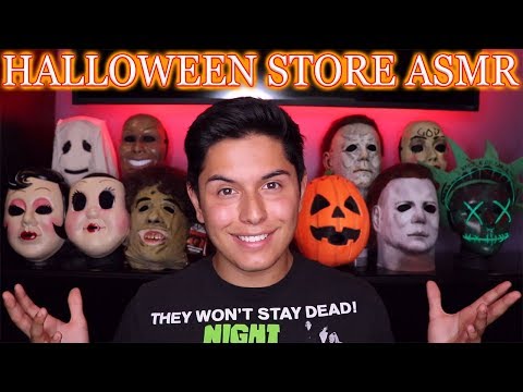 [ASMR] Halloween Store Role Play! (Masks & Tingles!)