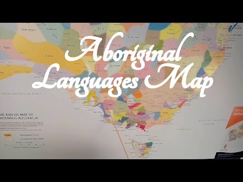 ASMR Australian Aboriginal Language Map with Pointer (South Eastern Australia) ☀365 Days of ASMR☀