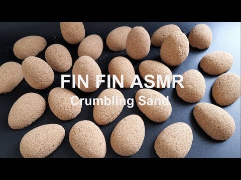 ASMR : Crumbling Sand Eggs + Play Sand #143