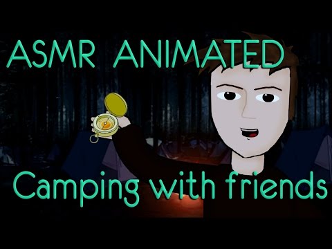 ASMR Animated - Camping / Caring friend Roleplay (300 sub special)