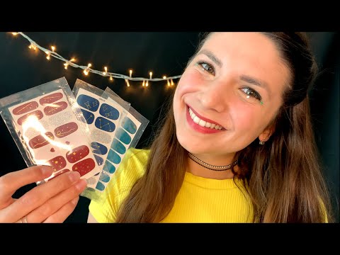 ASMR Special Manicure - Doing My Nails with NAIL WRAPS (Deutsch/German RP, Personal Attention)