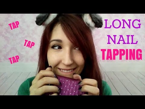ASMR - TAP TAP TINGLE ~ LONG NAILS Tapping on Assorted Objects! Binaural Ear-to-Ear Triggers~