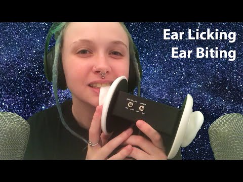 Ear Licking 👅 And Biting (Nibbles) 😁 ASMR On The Intense Side 🤪