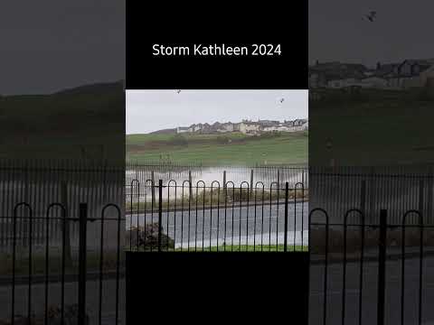 STORM KATHLEEN 2024 - BIG WAVES #seasounds #storm