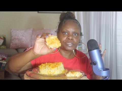 Red Lobster Biscuits Macaroni And Cheese ASMR Eating Sounds