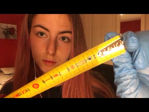 ASMR| Rude Modelling Agency (Taking pictures, facial exam, measuring, plucking eyebrows)