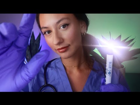 ASMR Friendly Nurse Check Up Roleplay ~ Physical Exam, Eye Test & Ear Cleaning
