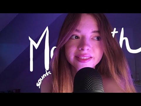 ~ ASMR ~ Intense mouth sounds with visuals 🎆