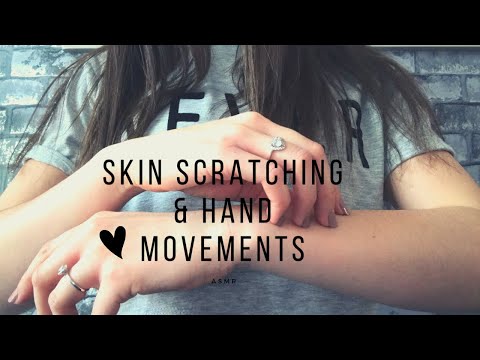 ASMR Skin scratching | Hand Movements | Invisible tracing | Tingly sounds!
