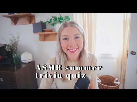 ASMR summer trivia quiz