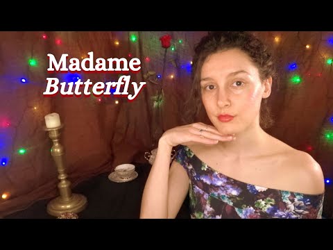 ASMR FR | ROLEPLAY Madame Butterfly en soirée valse magique (music, hand movement)