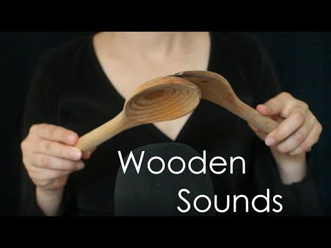 ASMR Wooden Spoon Tapping and Scratching (No Talking)