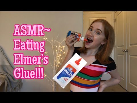 ASMR ~ EATING ELMER’S GLUE.....