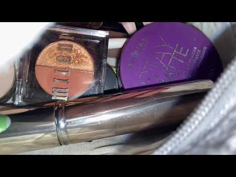ASMR Makeup Triggers (rummaging, tapping, bag and lid sounds)