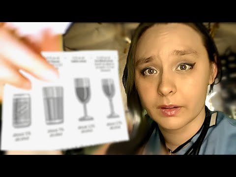 ASMR Do YOU have a drinking problem? Real doctor DETAILED medical exam. Soft-spoken.