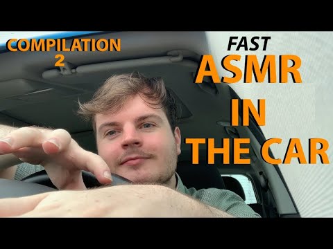 Lofi Fast & Aggressive ASMR in the Car Compilation | Hand Sounds, Tapping,Scratching,Gripping sounds