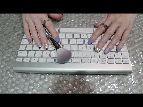 ASMR Gum Chewing, Typing and Inaudible Whisper for Sleep and Relaxation