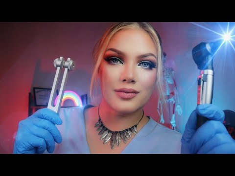 ASMR Unclogging Your Ears 👂 Otoscope Ear Inspection, Ear Exam, Hearing Test, Deep Ear Cleaning