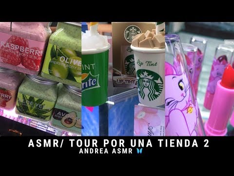 ASMR/ TOUR POR UNA TIENDA DE MAQUILLAJE 2/ Tapping/ Romani Store/ Andrea ASMR 🦋