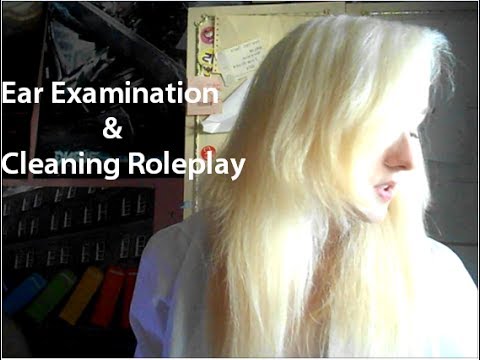 Ear Examination & Ear Cleaning Roleplay - Ear-to-Ear - Close Up & Soft Spoken (Latex Sounds) - ASMR