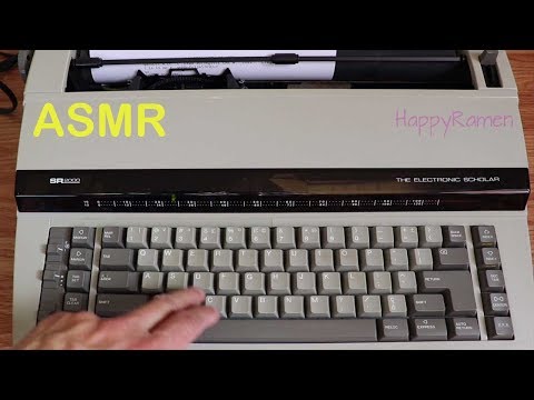 ASMR Typing in an Electric Typewriter
