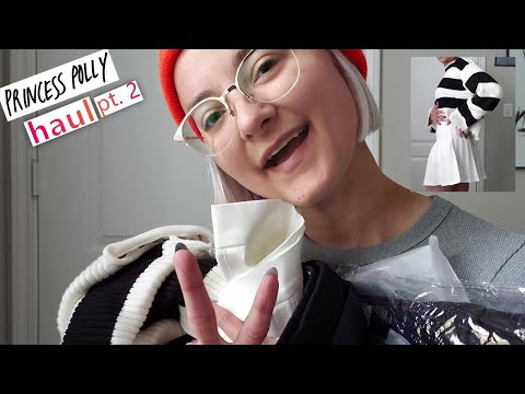 ASMR | Princess Polly Haul Pt.2 TRY-ON w/ Fabric Scratching & Soft Spoken Rambling